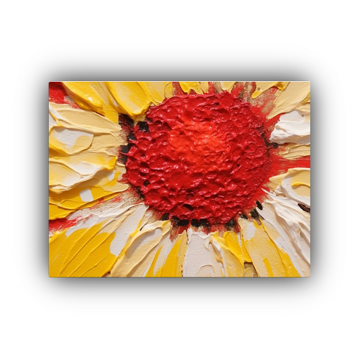 pinturas-decorativas-estilo-abstracto-con-composici-n-de-estrellas-en-fondo-claro-amarillo-girasol-