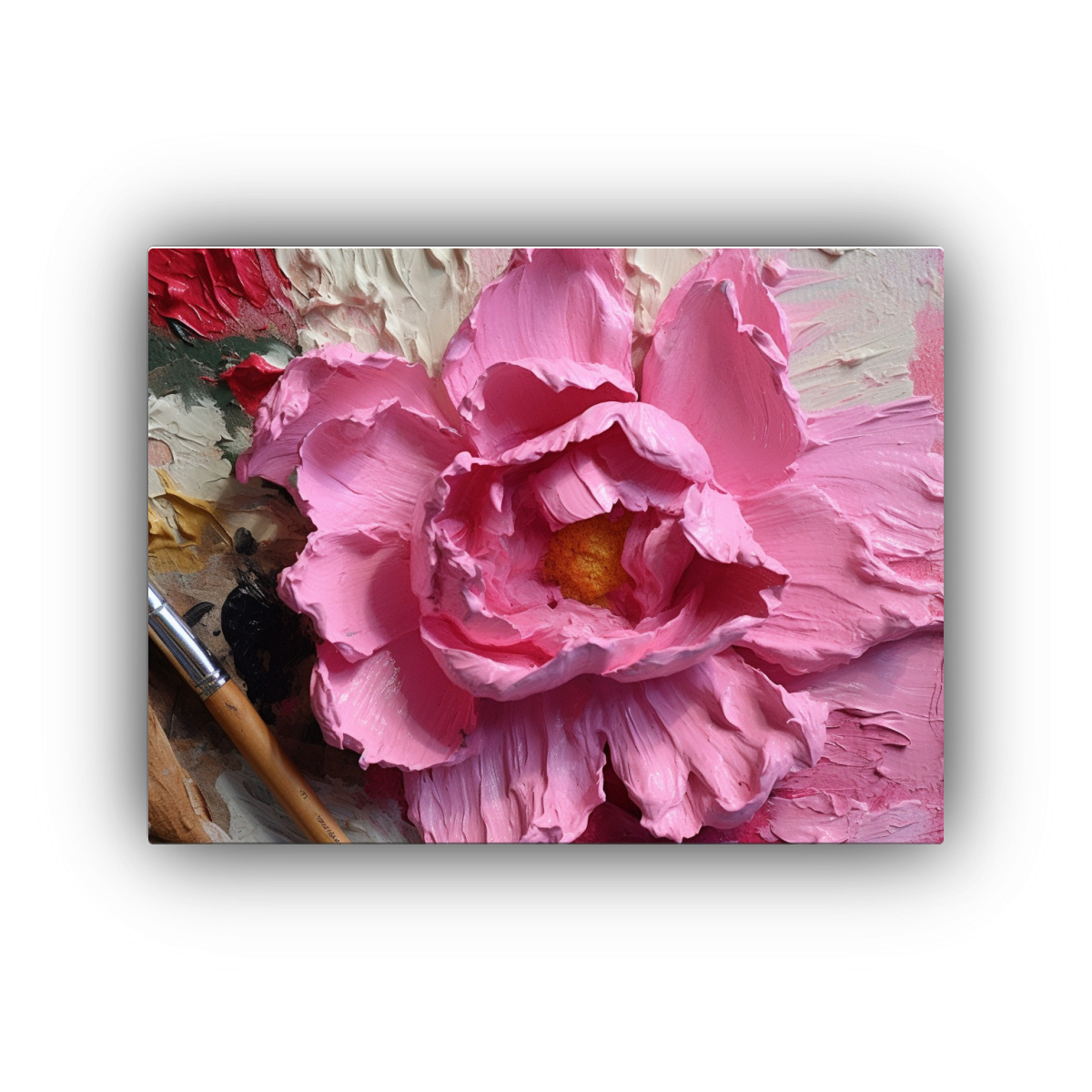 pinturas-decorativas-modernas-de-peon-a-rosa-estilo-abstracto-