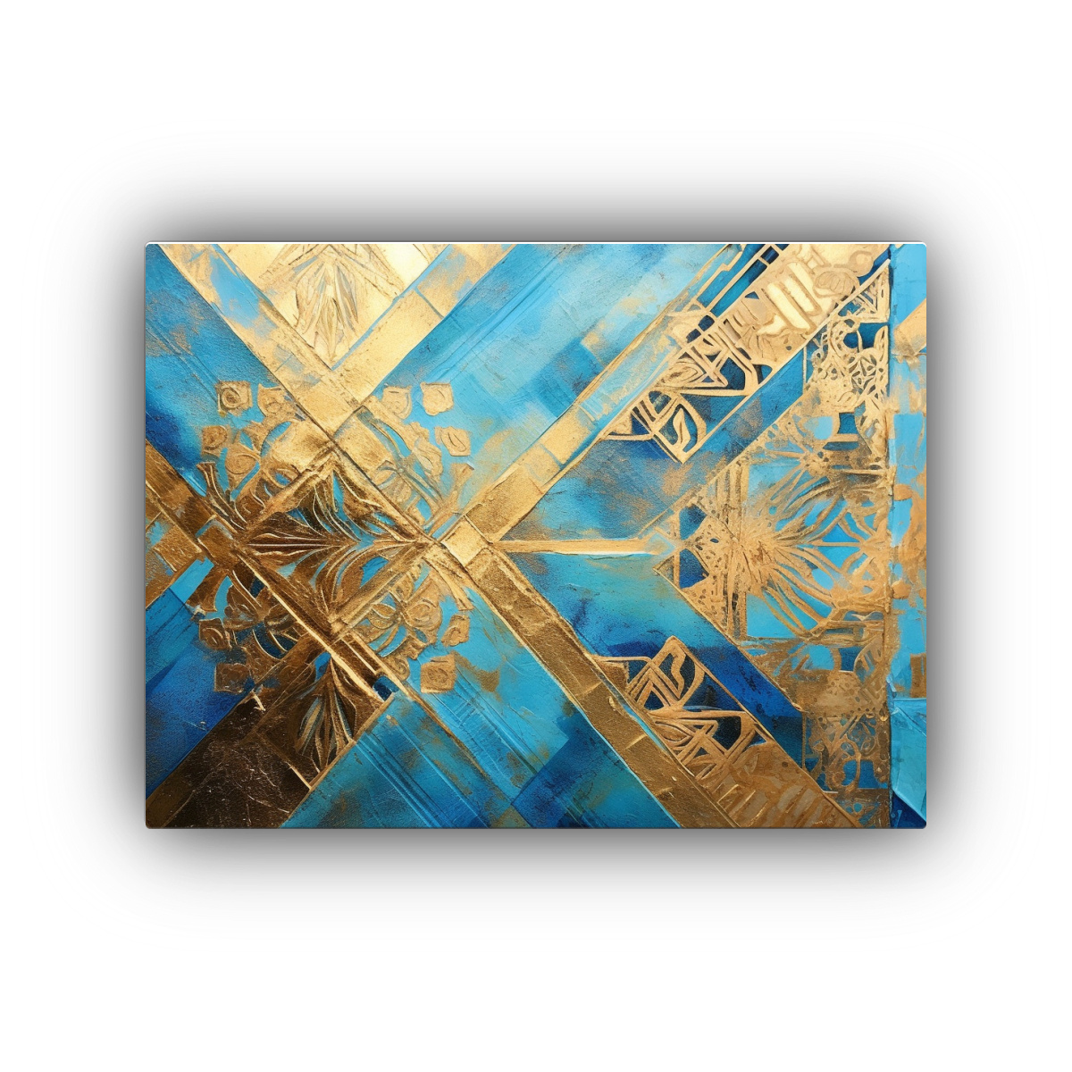 pinturas-espectaculares-de-patrones-acr-licos-en-plata-azul-y-oro-