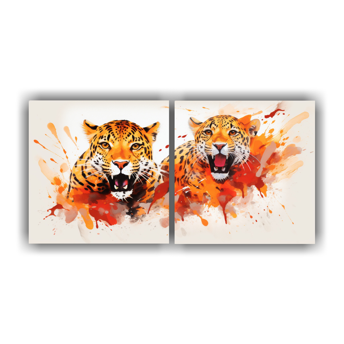 pinturas-exclusivas-de-leopardo-en-acuarelas-y-colores-naranjas-