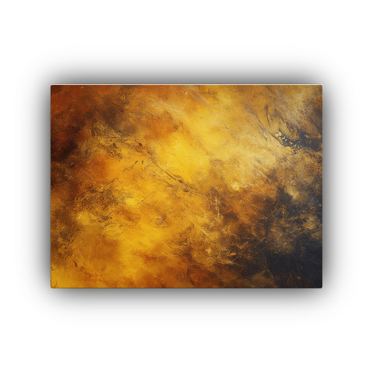 pinturas-impactantes-de-arte-moderno-en-amarillo-y-negro-con-realismo-detallado