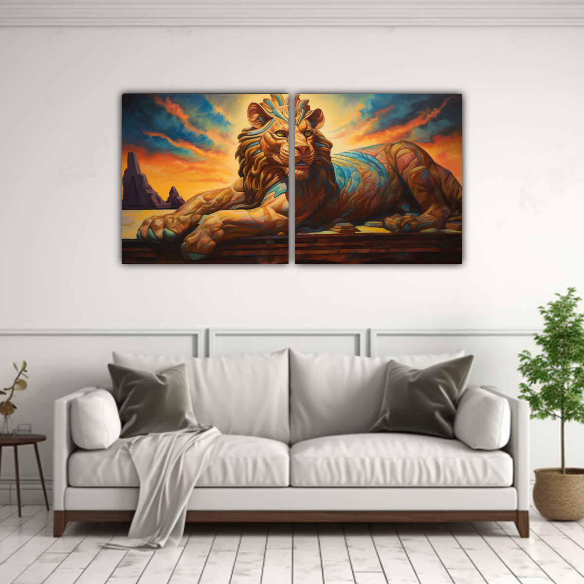 venta-de-arte-de-pared-colorido-estilo-pintura-al-estilo-leo-sphinx-21-1