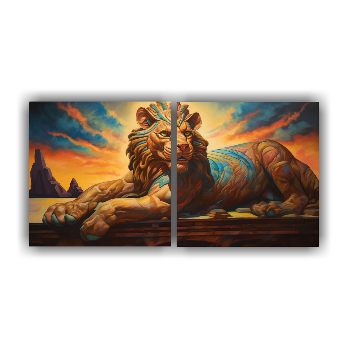 venta-de-arte-de-pared-colorido-estilo-pintura-al-estilo-leo-sphinx-21