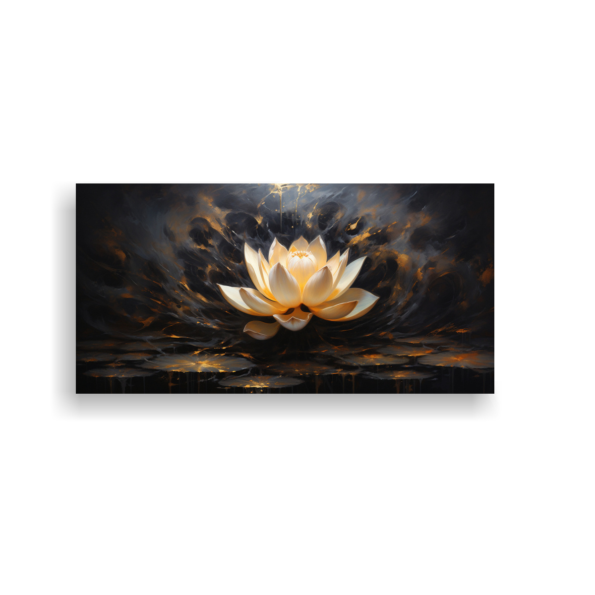 arte-calidos-pintura-en-lienzo-estilo-loto-negro-en-alta-resoluci-n