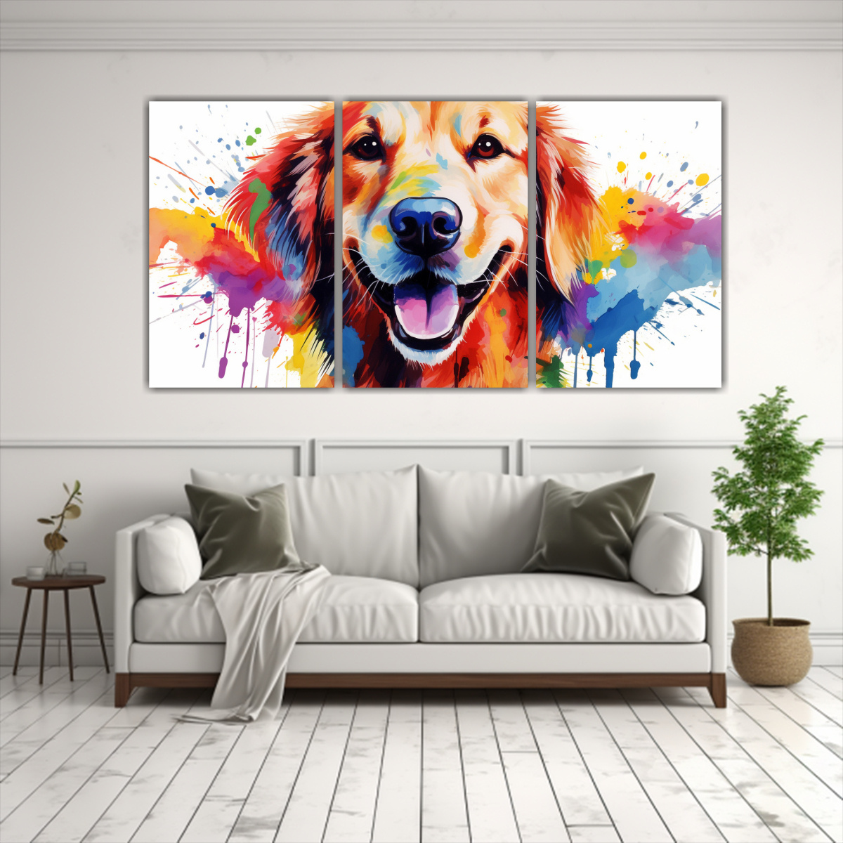 arte-moderno-impresionante-mascota-en-colores-arco-ris-y-naranja-1