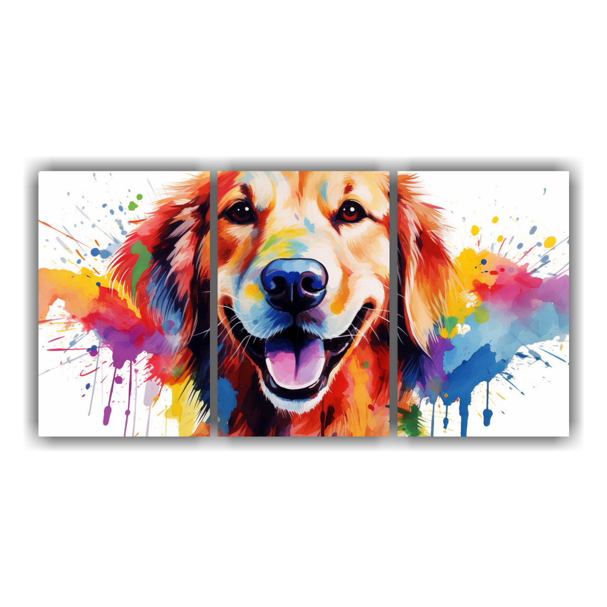 arte-moderno-impresionante-mascota-en-colores-arco-ris-y-naranja