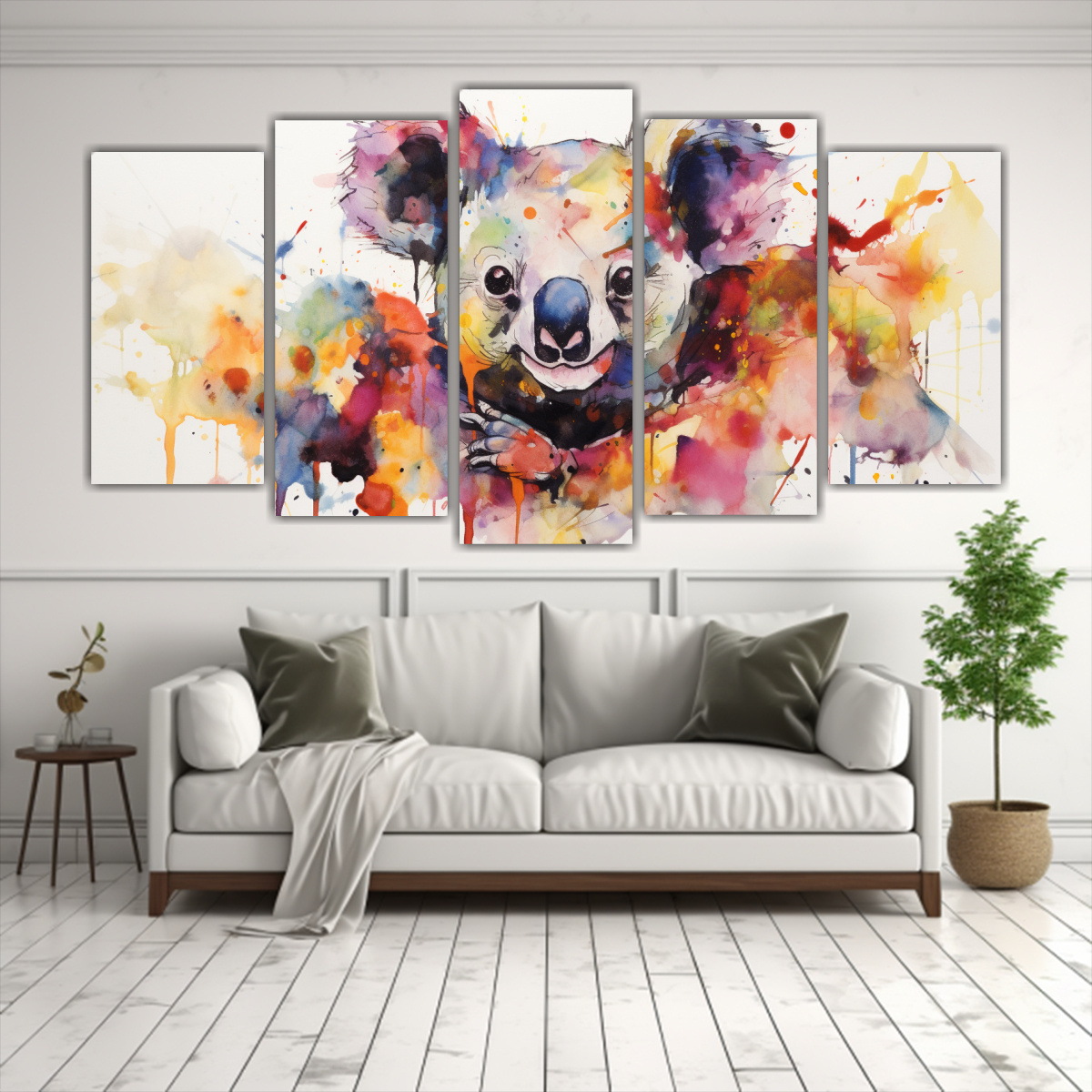 arte-pared-equilibrado-koalas-en-tono-hueso-y-colores-ureos-1