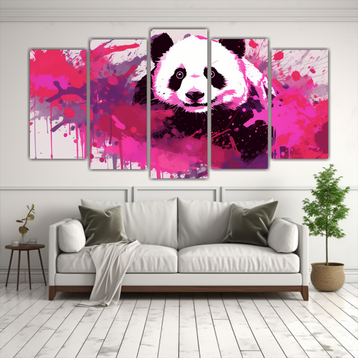 arte-patrono-intenso-panda-en-colores-malva-y-escarlata-1