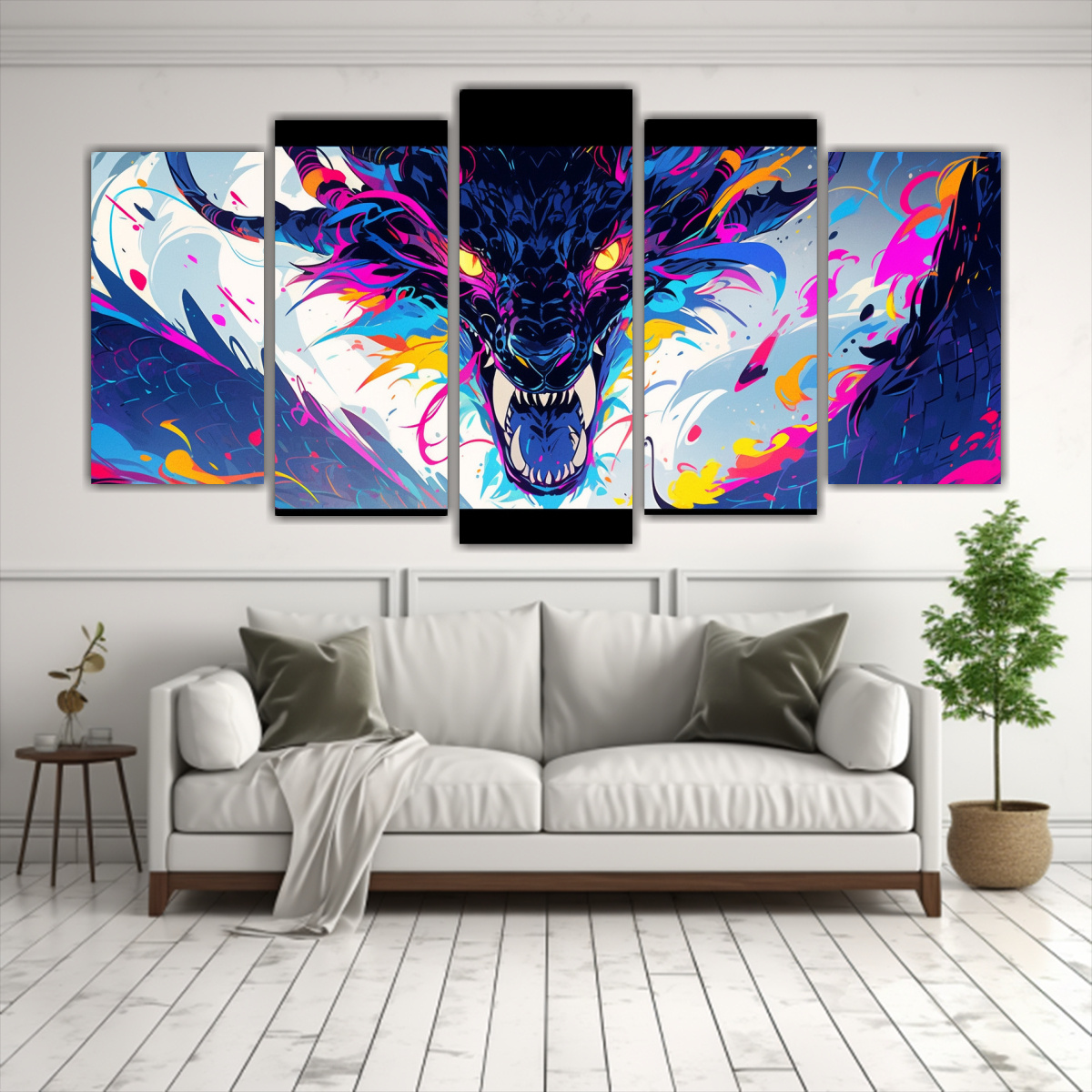 cinco-lienzos-de-tela-ba-o-a-drag-n-arco-ris-y-azul-atm-sfera-neonoir-1-1