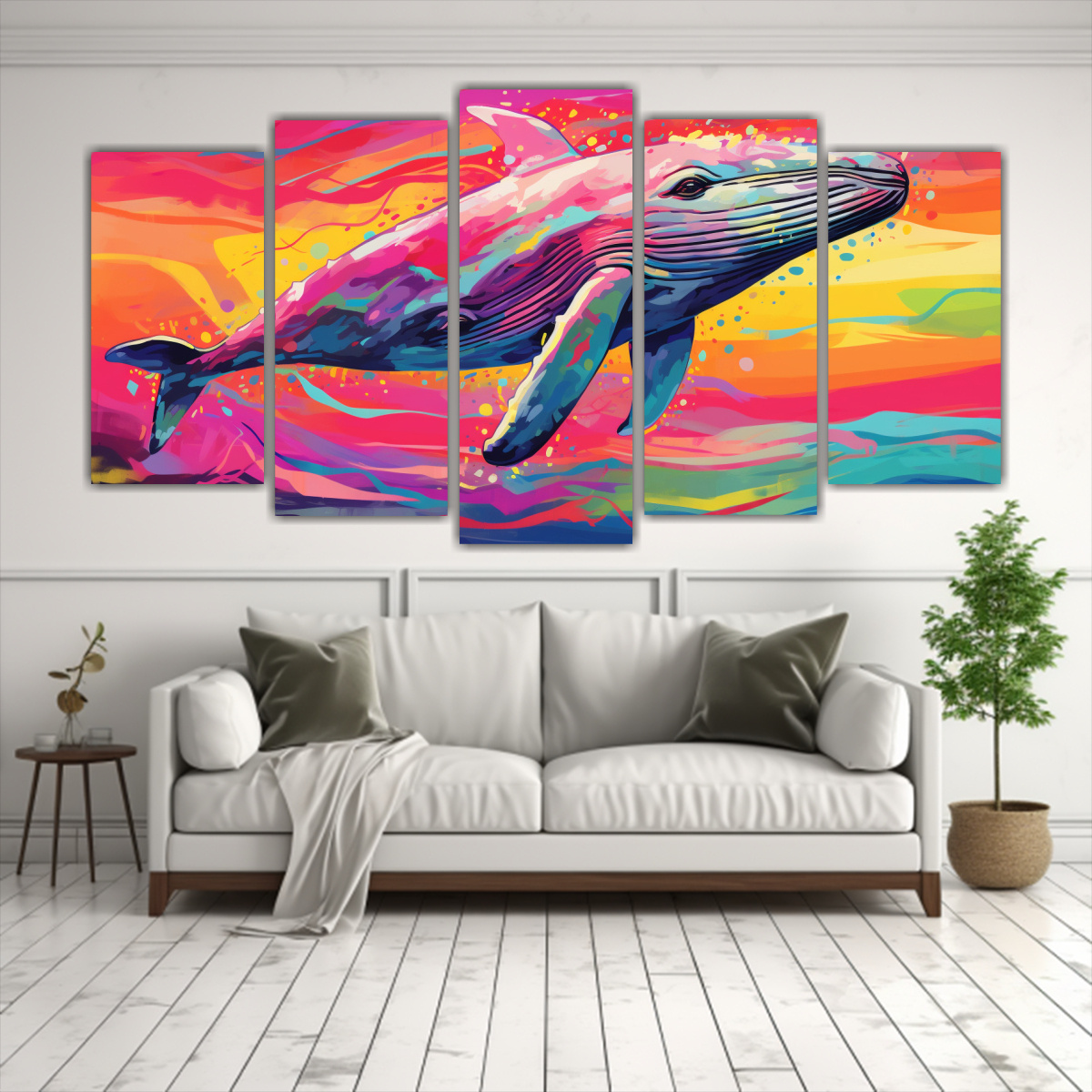 cinco-lienzos-tela-sim-tricos-ballena-gris-arco-ris-y-colores-carmes-pop-art-neo-1