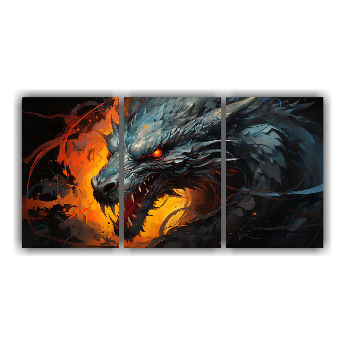 conjunto-3-cuadros-conceptual-drag-n-en-naranja-y-negro-ambiente-neonoir