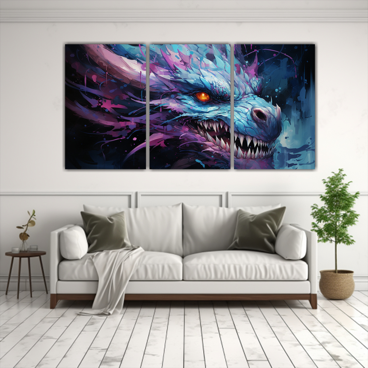 conjunto-3-cuadros-creativos-comedor-drag-n-p-rpura-y-turquesa-estilo-neonoir-1