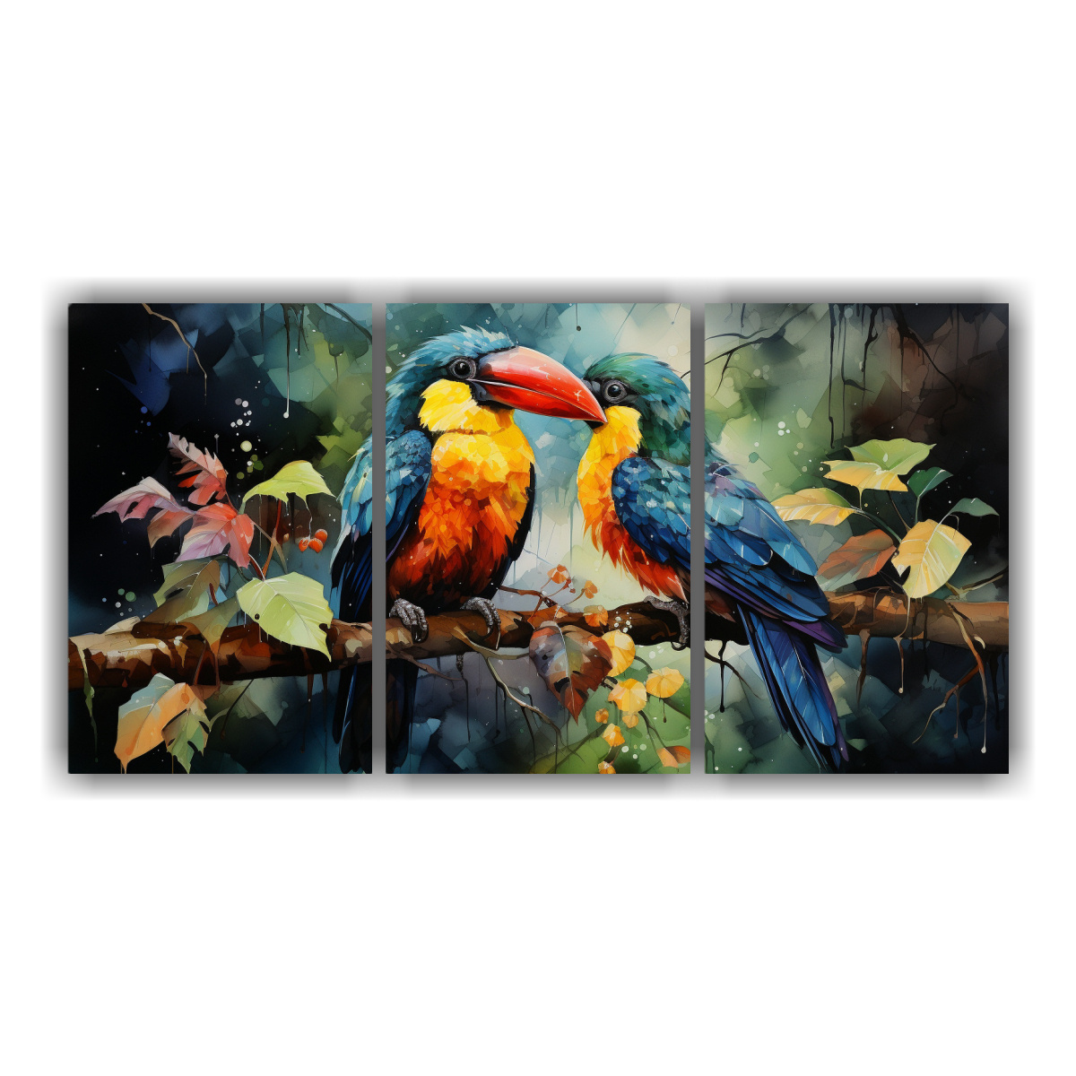 conjunto-3-telas-en-bastidor-galer-a-con-estilo-tucanes-acuarelas-coloridas
