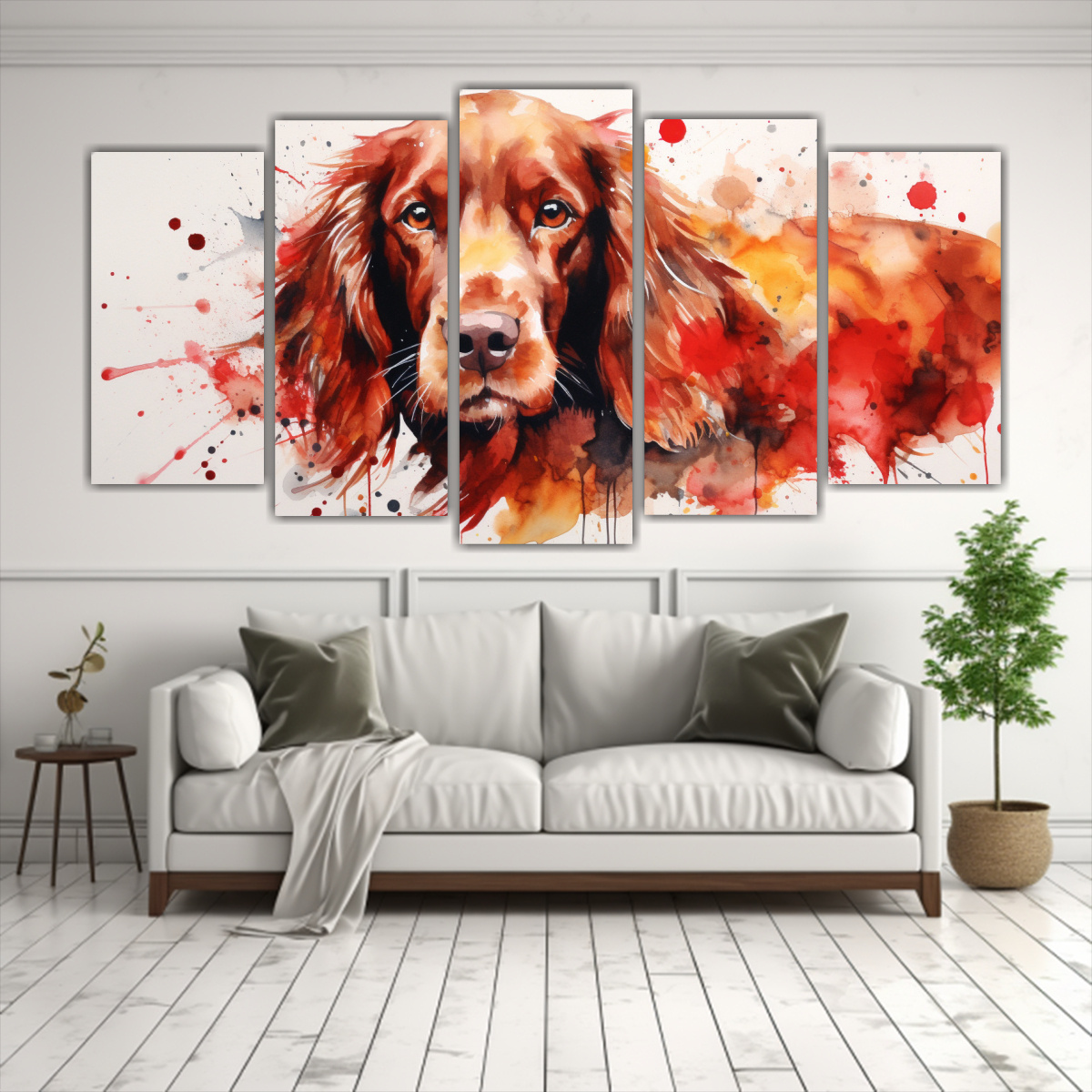 conjunto-5-telas-bastidor-moderno-artesanal-colores-acuarela-y-rojo-neo-pop-art-1