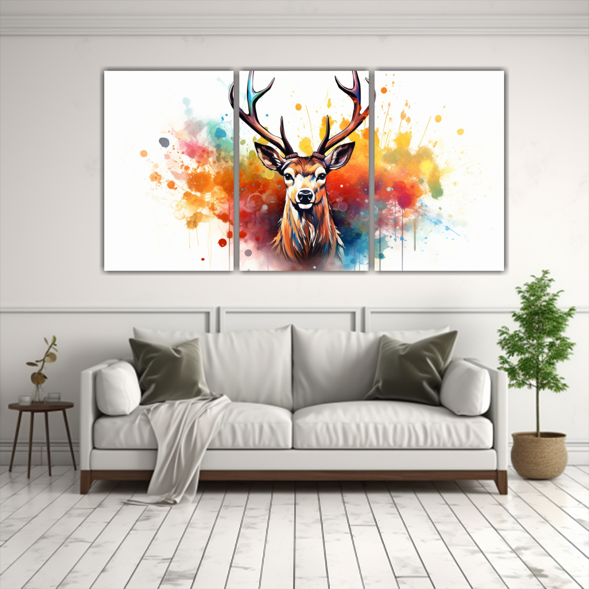 conjunto-de-3-lienzos-creativos-estilo-acuarelas-coloridas-ciervos-1