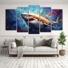 conjunto-de-cuadros-decorativos-estilo-pintura-al-estilo-leo-colorida-de-tibur-n-1