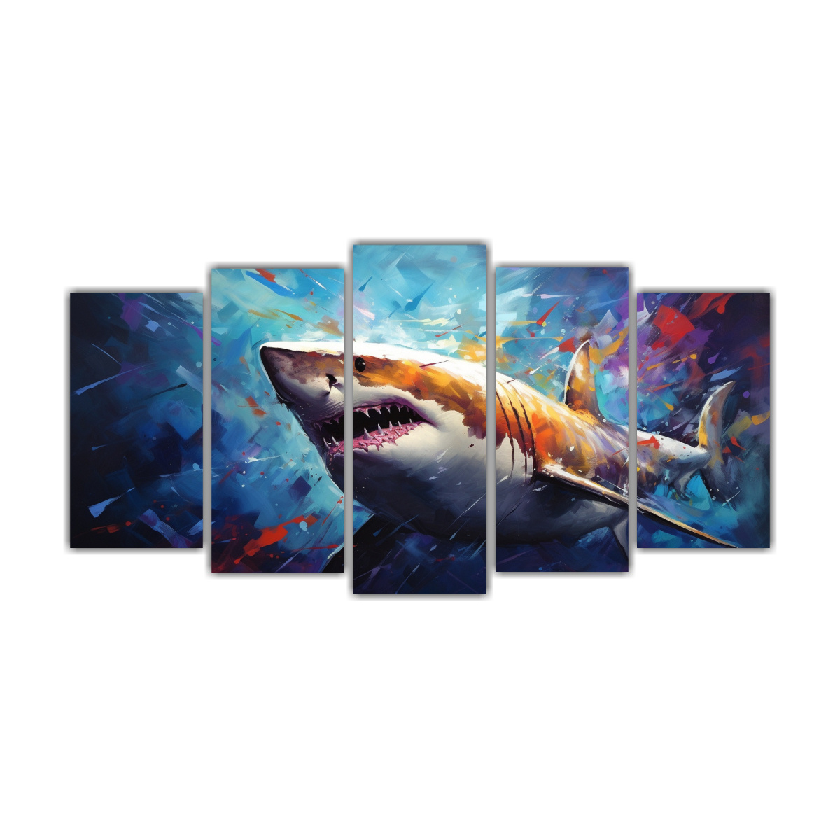 conjunto-de-cuadros-decorativos-estilo-pintura-al-estilo-leo-colorida-de-tibur-n