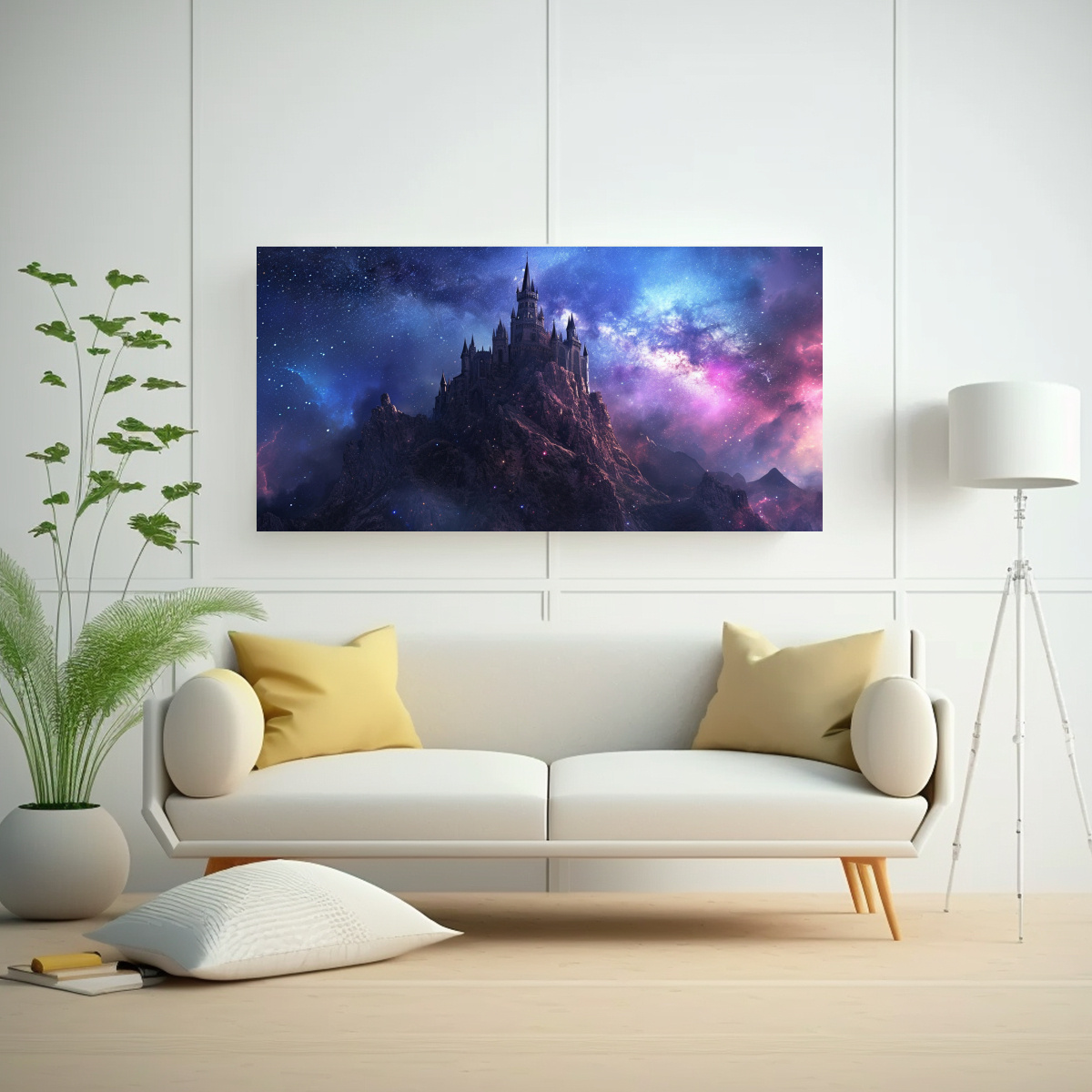 cuadro-abstracto-cl-sico-noche-azul-castillo-monta-a-galaxia-s-1