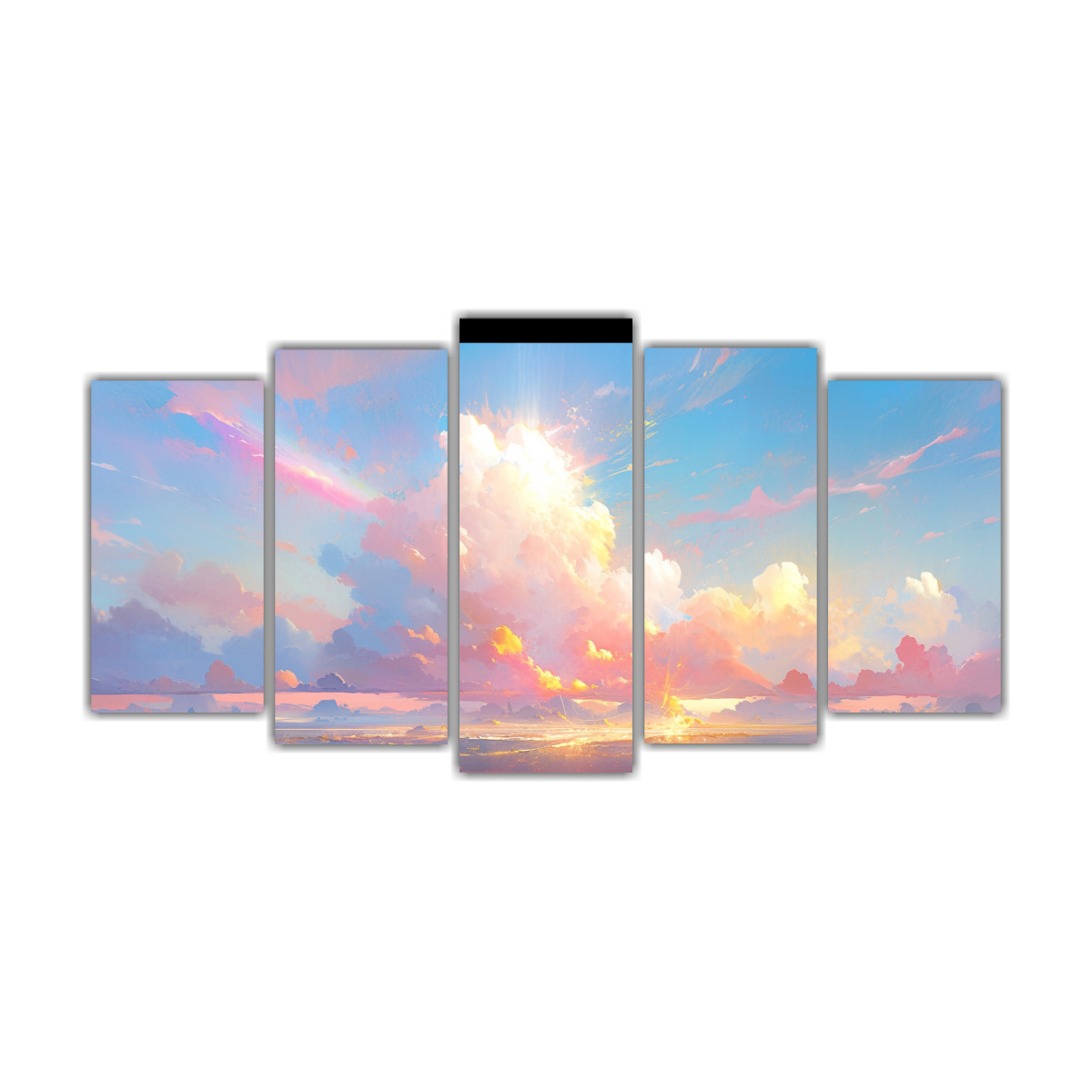 cuadro-abstracto-con-arco-ris-y-colores-rosa-en-tela-canvas