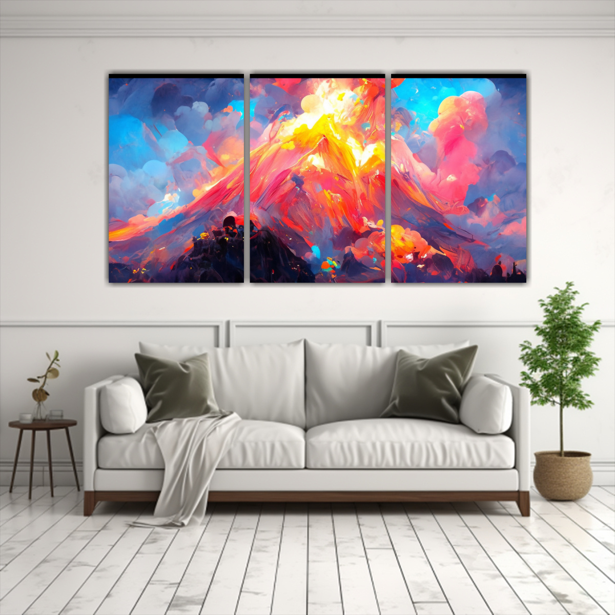 cuadro-abstracto-de-un-volc-n-con-arco-ris-y-colores-turquesa-para-sala-1
