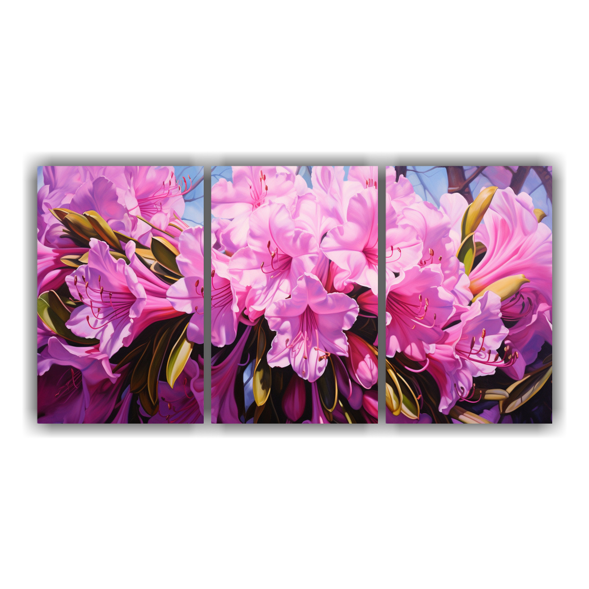 cuadro-abstracto-detallado-de-flores-de-rododendros-en-tres-formas-para-decoraci-n-