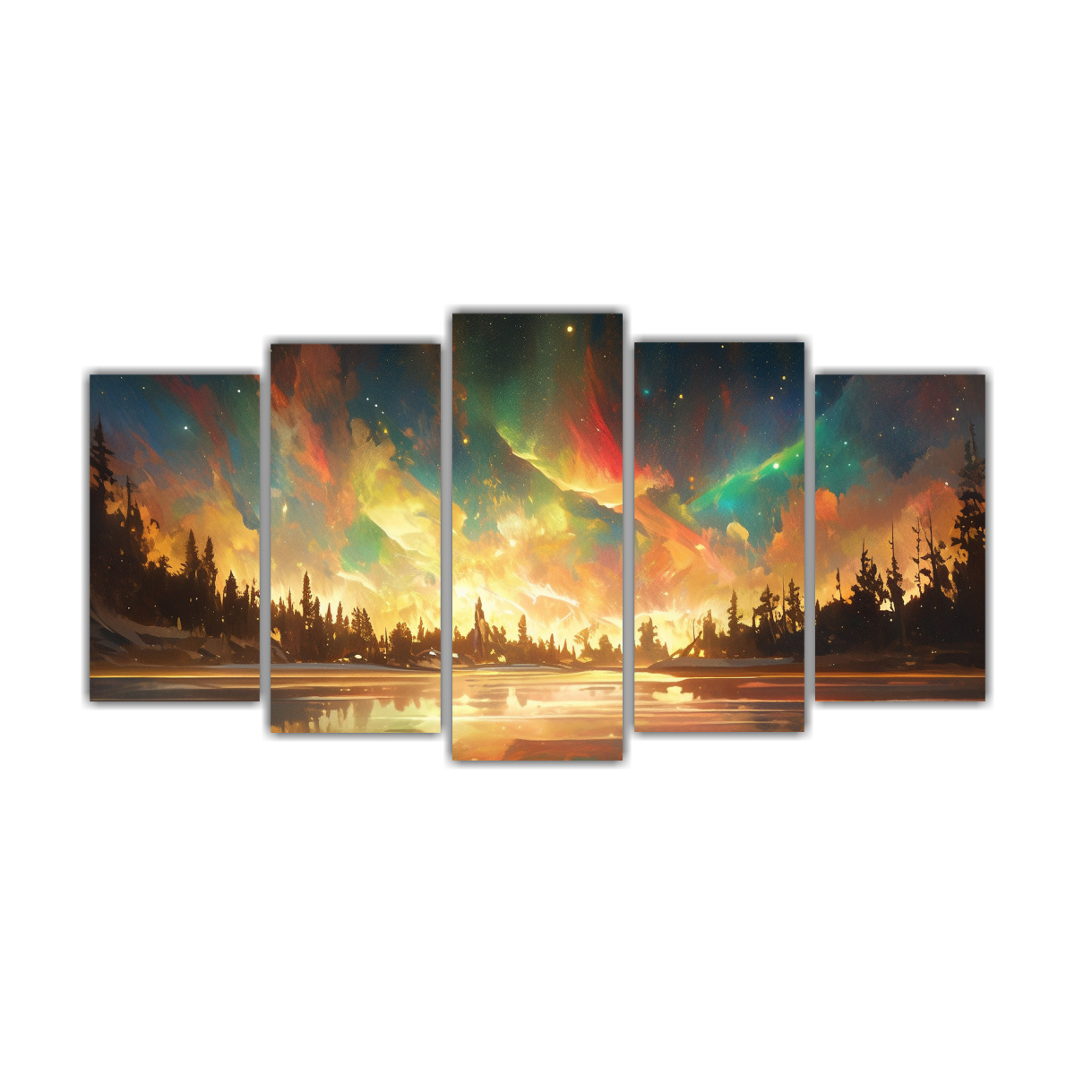 cuadro-abstracto-detalle-aurora-boreal-con-tonos-marrones