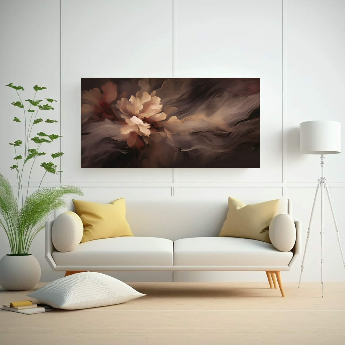 cuadro-abstracto-floral-taupe-oscuro-luminoso-y-hermoso-1