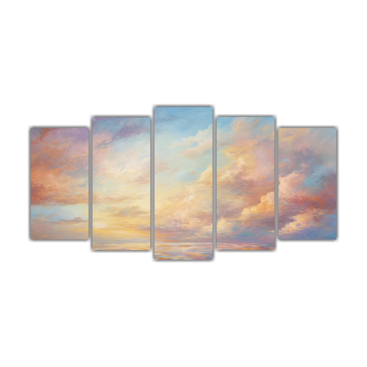 cuadro-abstracto-mar-y-cielo-con-arco-ris-y-colores-caf-