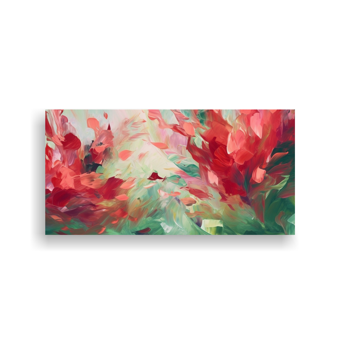 cuadro-abstracto-rojo-y-verde-flores-impresionistas-