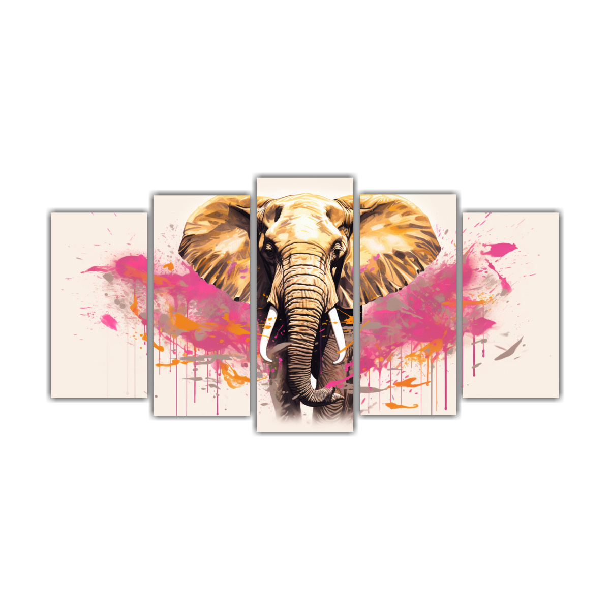 cuadro-arte-de-pared-moderno-elefante-africano-en-oro-y-rosa-pop-art-neo