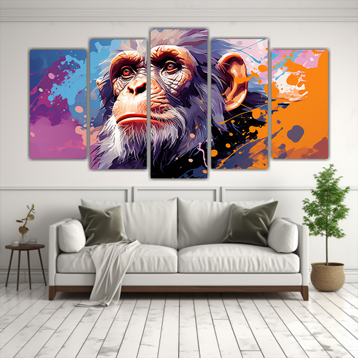 cuadro-chimpanc-en-colores-berenjena-y-malva-estilo-neo-pop-art-1