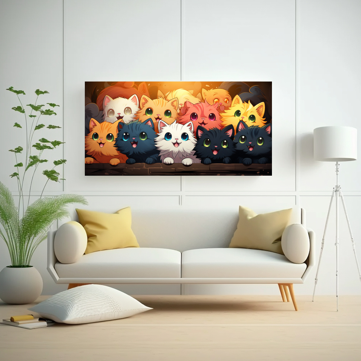 cuadro-creativo-multicolor-de-gatos-felices-y-locos-1-1
