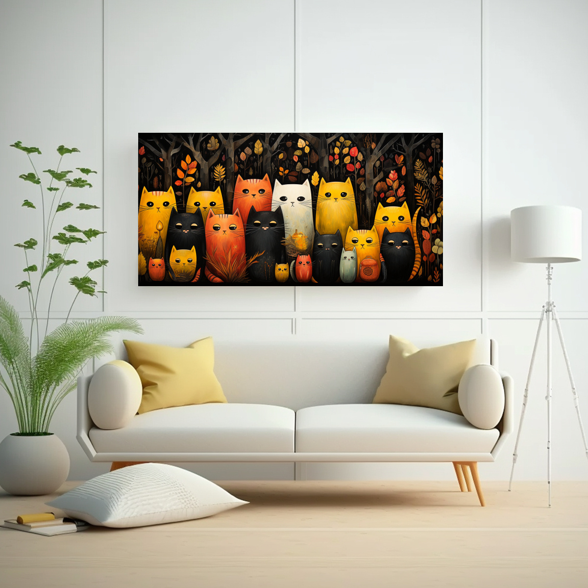 cuadro-de-arte-con-patr-n-de-gatos-negros-vestidos-con-su-ter-2