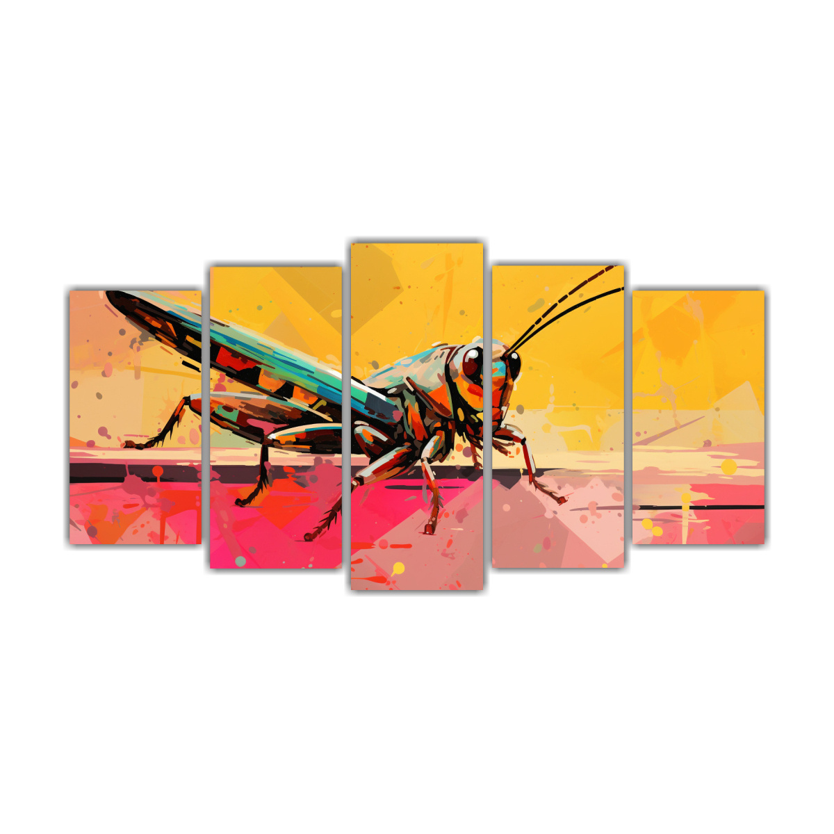 cuadro-de-dise-o-sim-trico-de-un-saltamontes-en-colores-melocot-n-