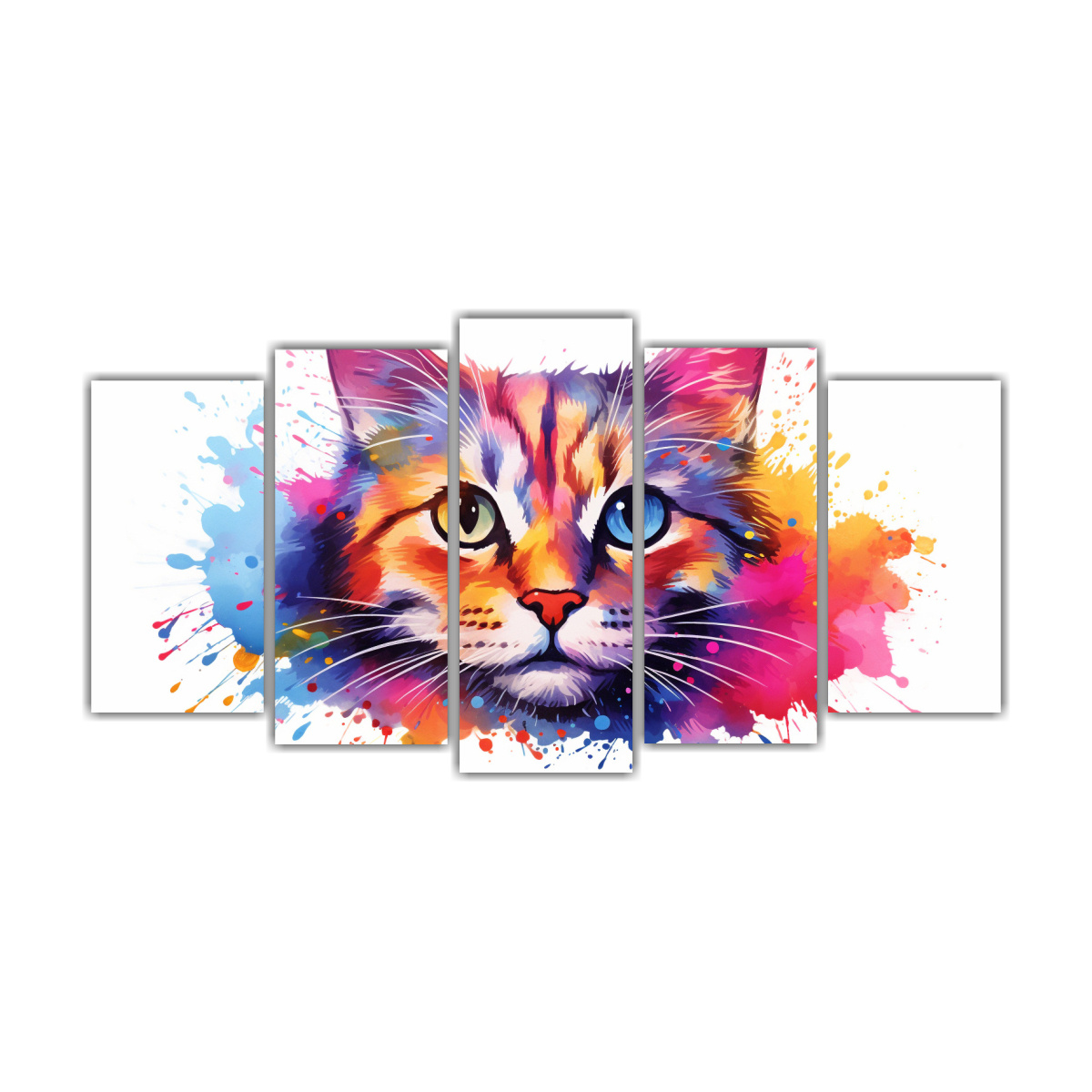cuadro-de-gato-en-arco-ris-y-acuarelas-colores-neo-arte-pop-