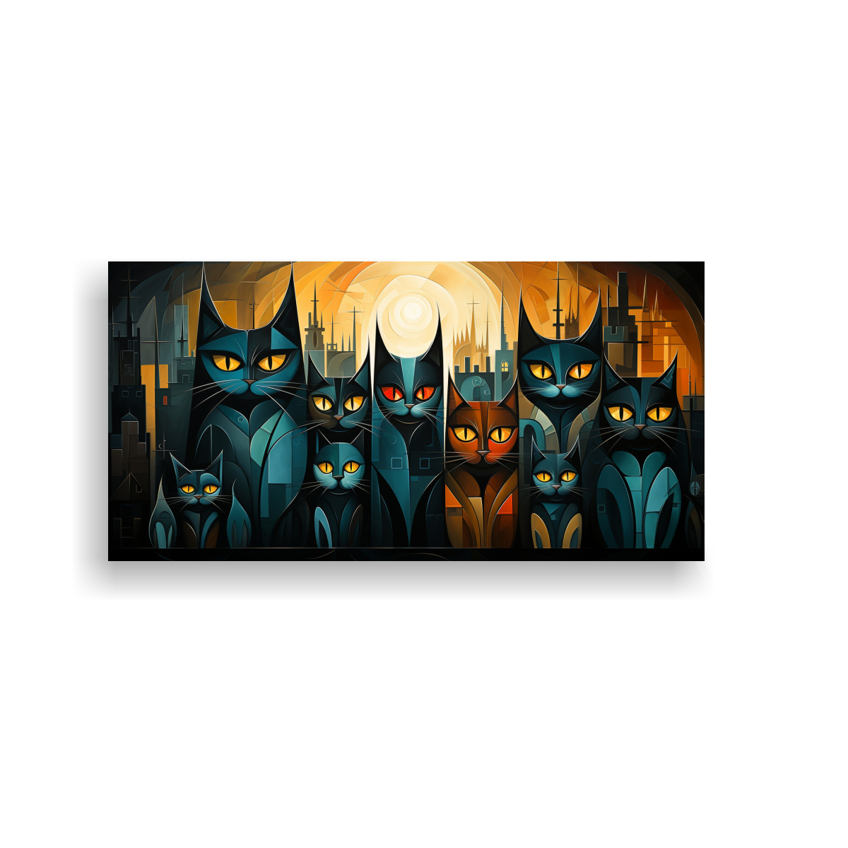 cuadro-de-gatos-de-colores-en-armon-a-