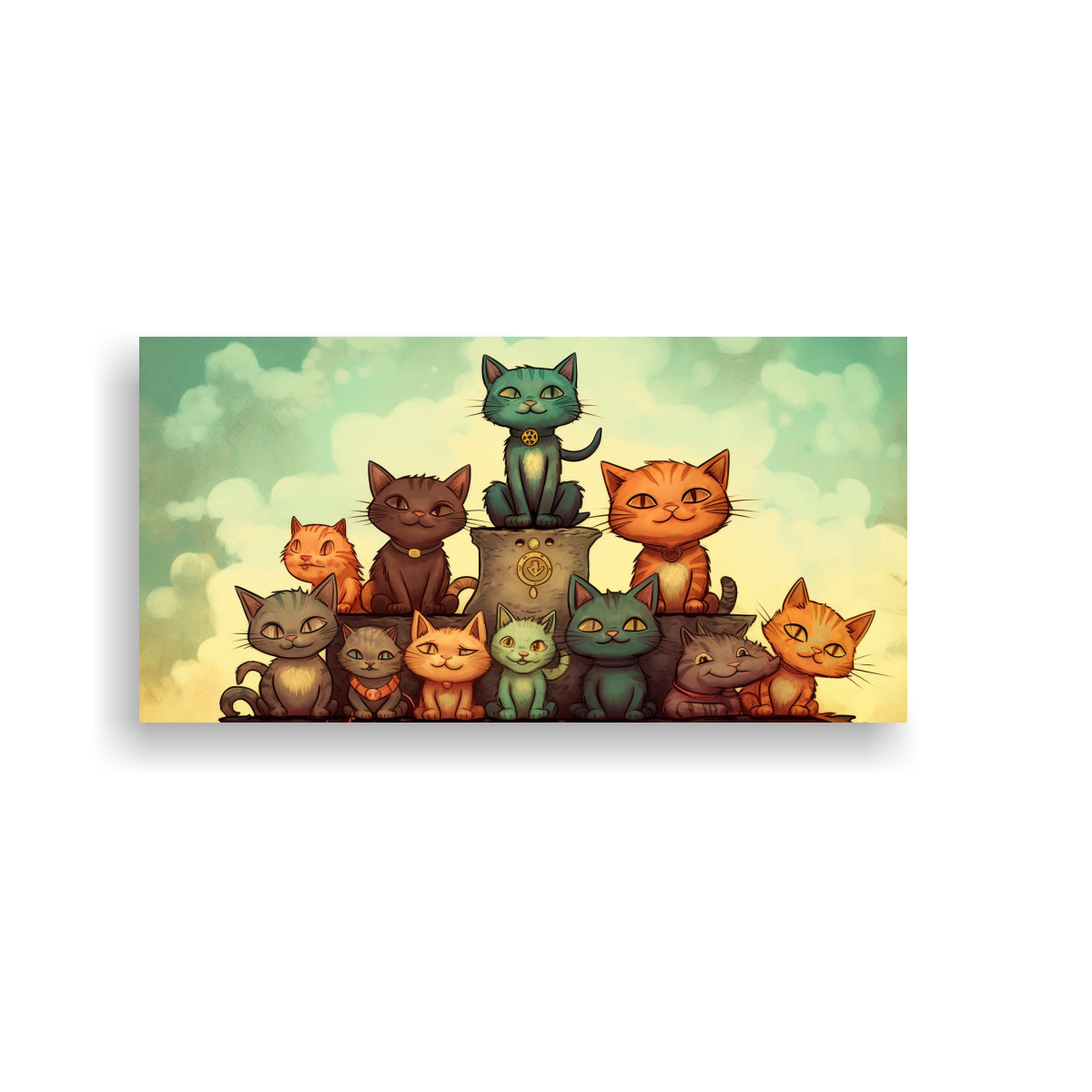 cuadro-de-gatos-en-colores-intensos-sobre-mont-n-