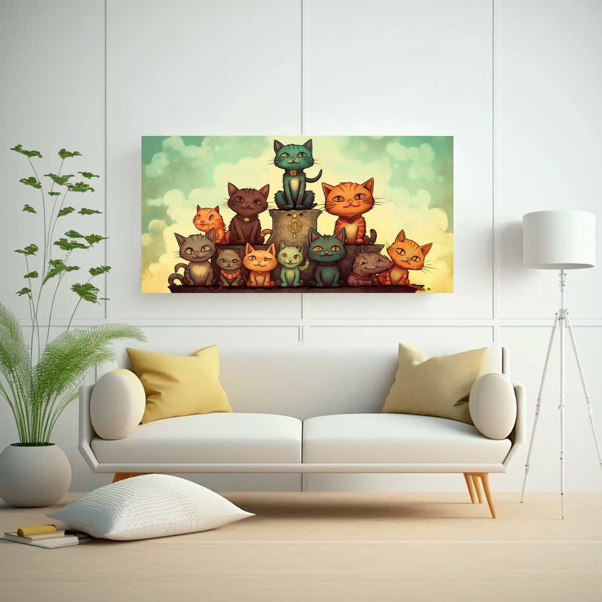 cuadro-de-gatos-en-colores-intensos-sobre-mont-n-1-1