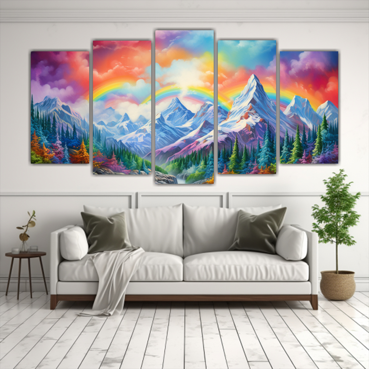 cuadro-de-pared-monta-as-nevadas-con-arco-ris-y-colores-vibrantes-1