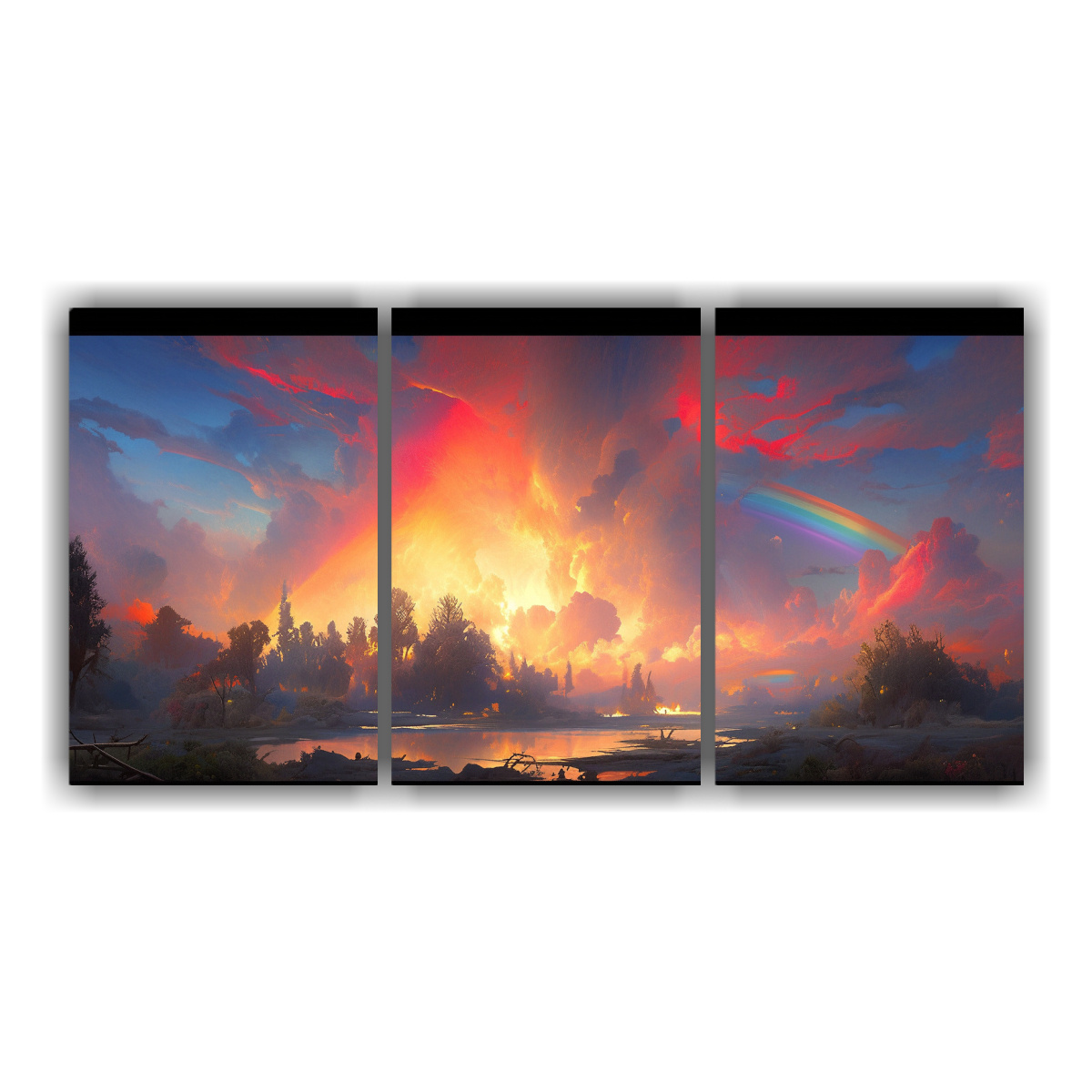 cuadro-de-tela-multicolor-abstracto-paisaje-con-arco-ris-y-colores-vibrantes