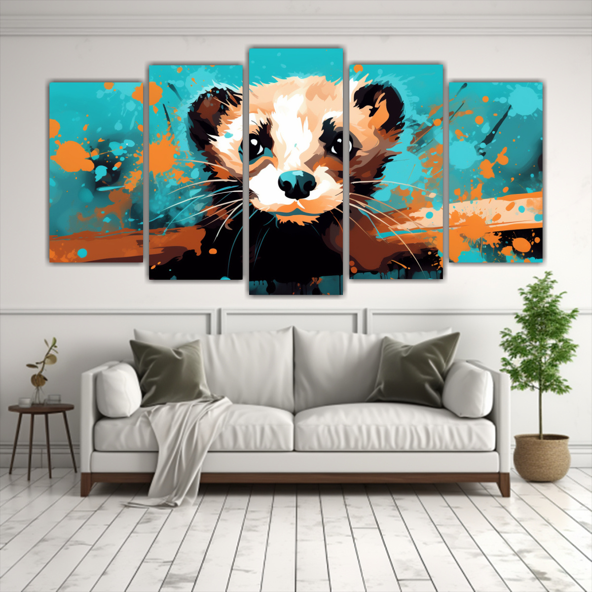 cuadro-decorativo-armon-a-entre-marr-n-y-turquesa-estilo-neo-pop-1-1