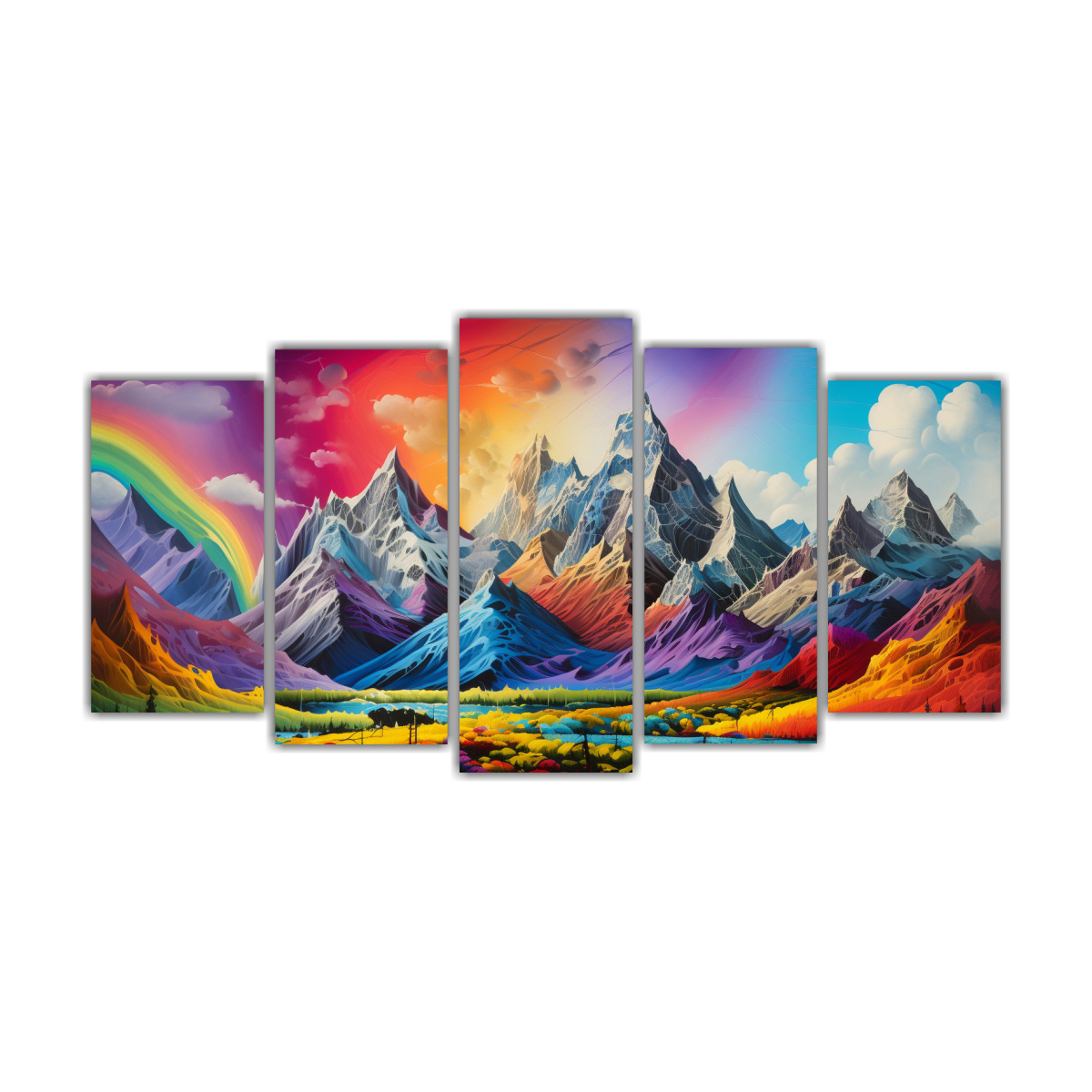 cuadro-decorativo-con-arte-impreso-de-picos-y-cordilleras-famosas-con-arco-ris-y-negro