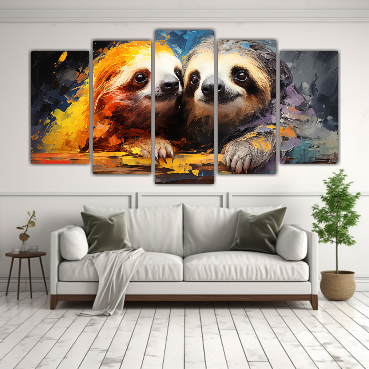 cuadro-decorativo-con-dise-o-de-pintura-al-estilo-leo-colorida-de-perezosos-1-1