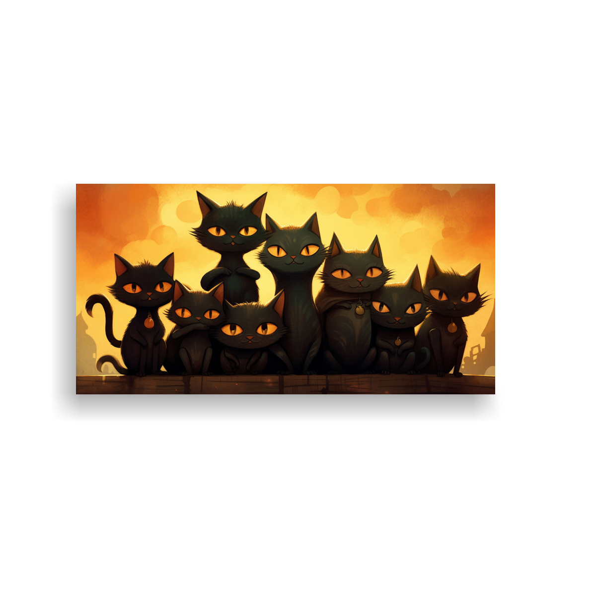 cuadro-decorativo-con-grupo-de-gatos-negros-en-una-pila-mir-ndose