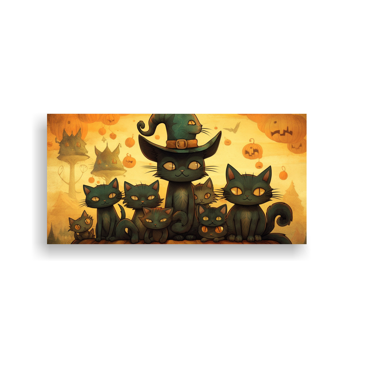 cuadro-decorativo-gatos-negros-en-pila-mirando-a-la-silla-