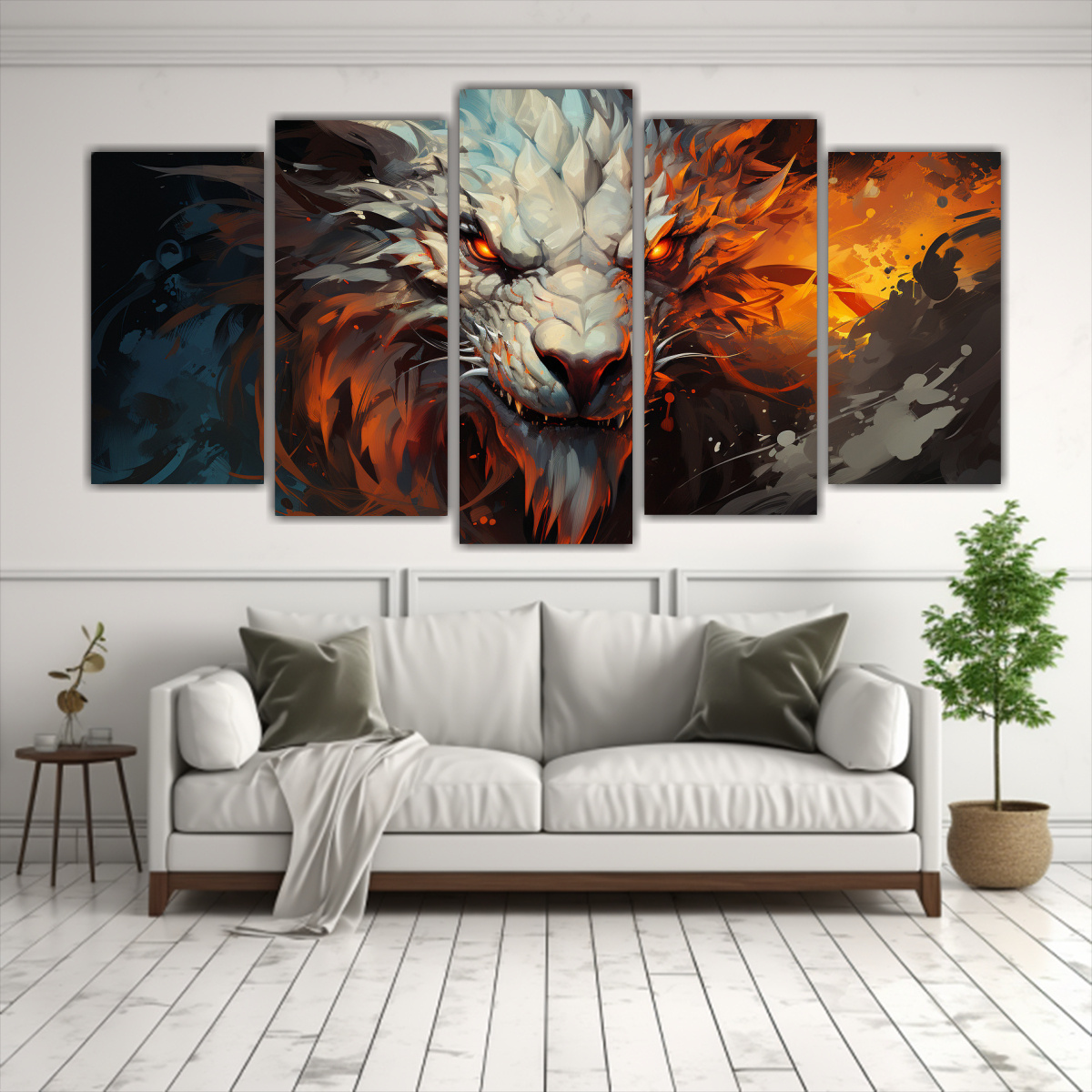 cuadro-decorativo-original-de-drag-n-en-blanco-y-naranja-estilo-neonoir-1