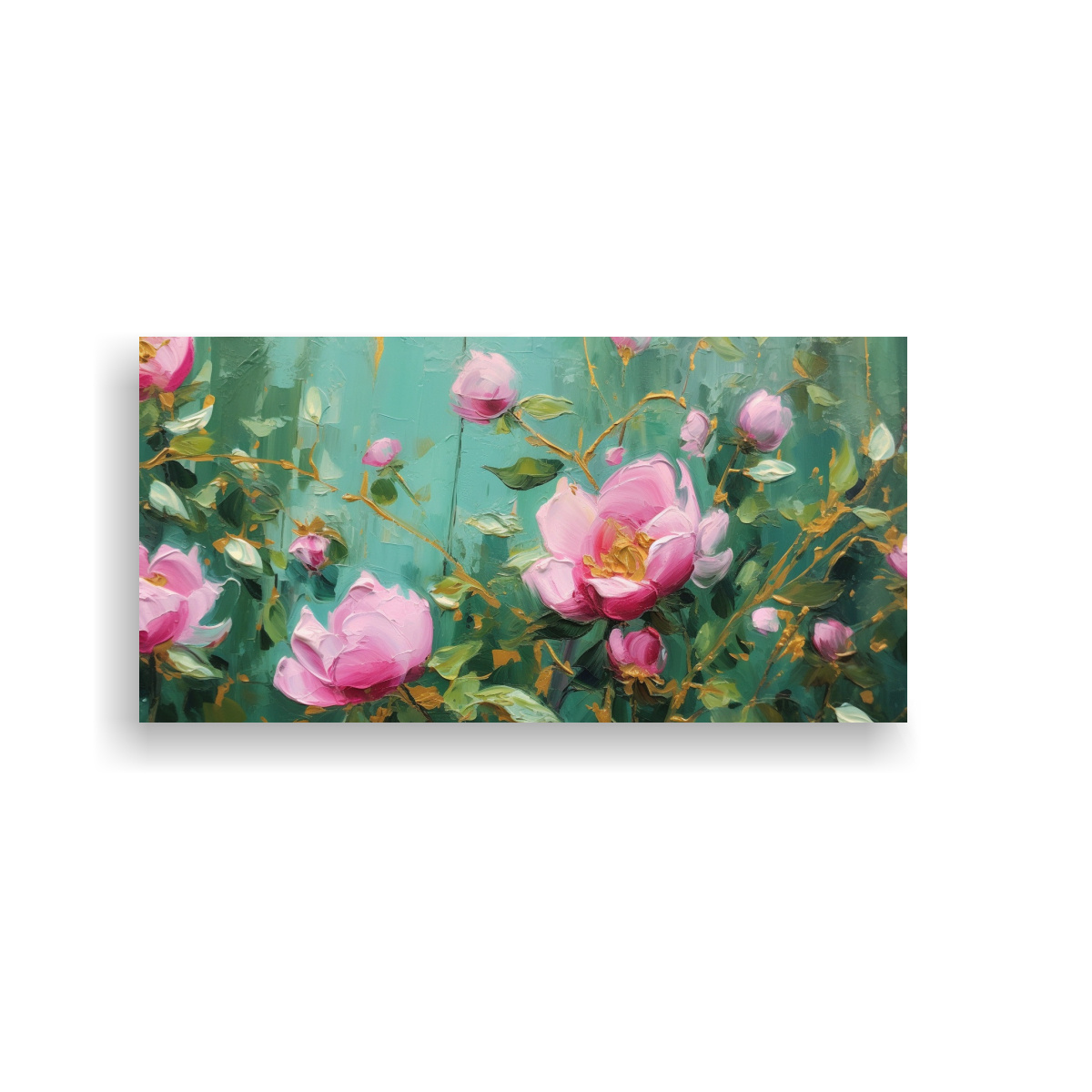 cuadro-decorativo-pintura-acr-lica-flores-rosas-hojas-menta-