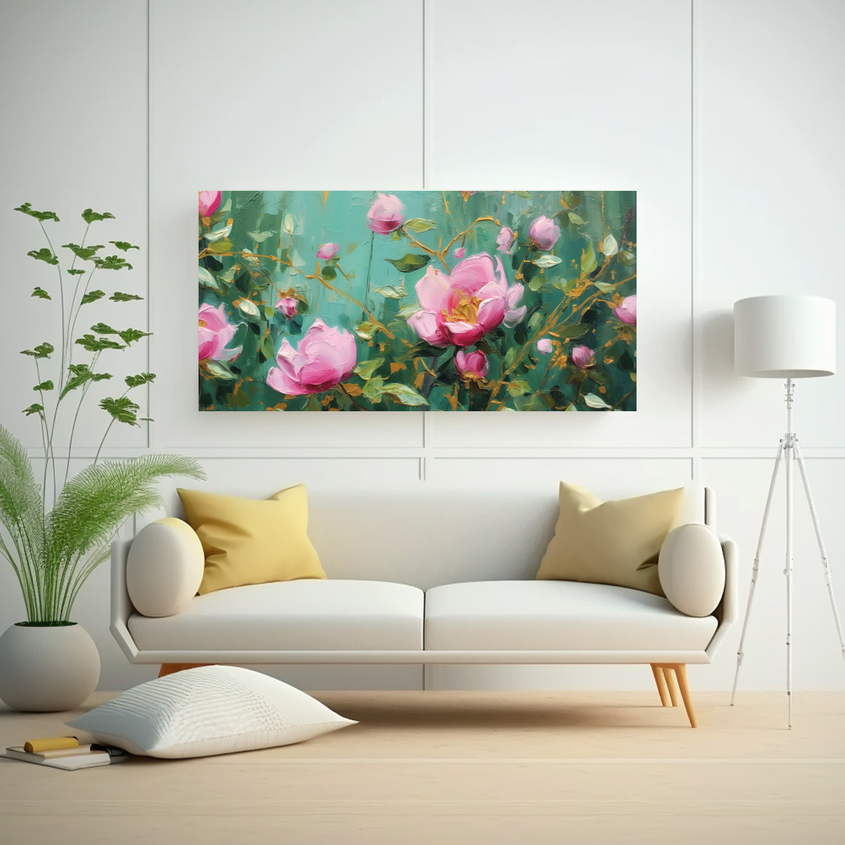 cuadro-decorativo-pintura-acr-lica-flores-rosas-hojas-menta-1-1