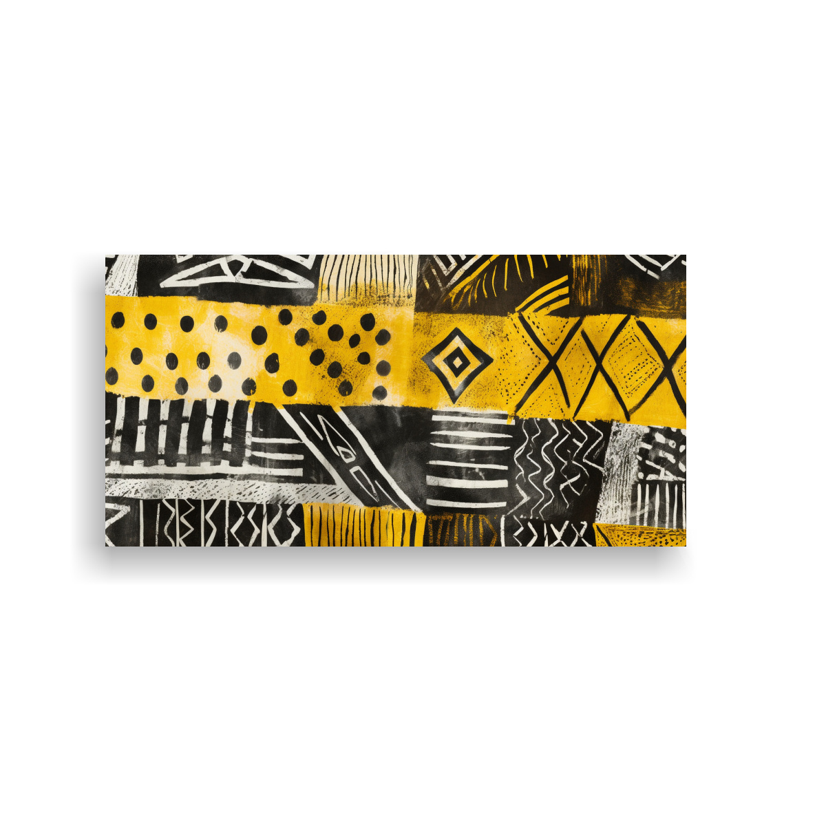 cuadro-decorativo-tem-tica-amarillo-blanco-y-negro-sobre-fondo-blanco