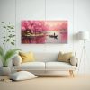 cuadro-elegancia-tela-rosa-pesca-pintura-impasto-fine-art-1
